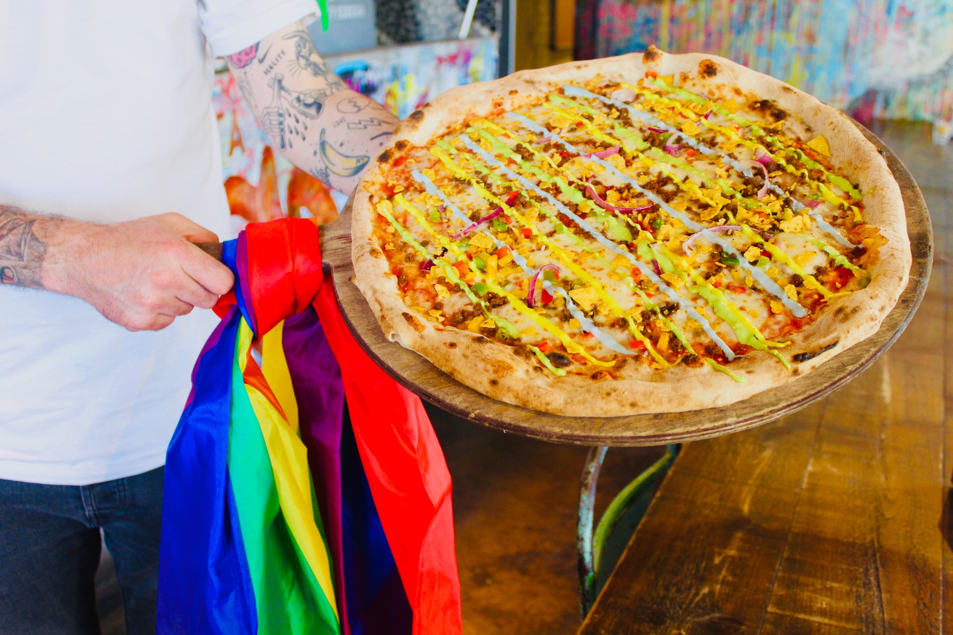 Santa Maluco creates special Liverpool Pride pizza
