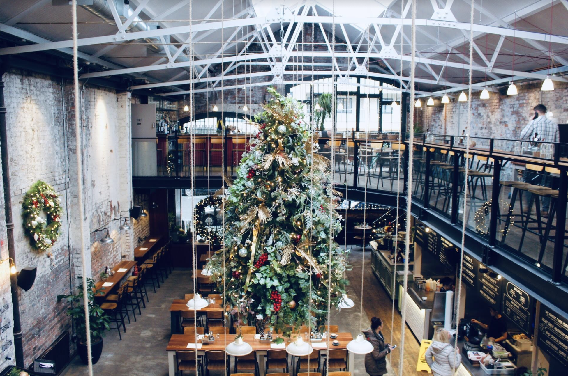 Duke Street Market celebrates first Christmas with 10ft suspended tree